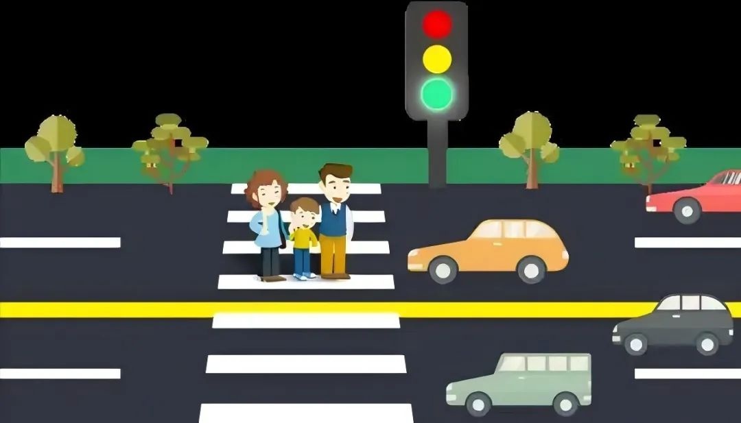 步行安全注意事項_出行提示_中小學生交通安全規(guī)則