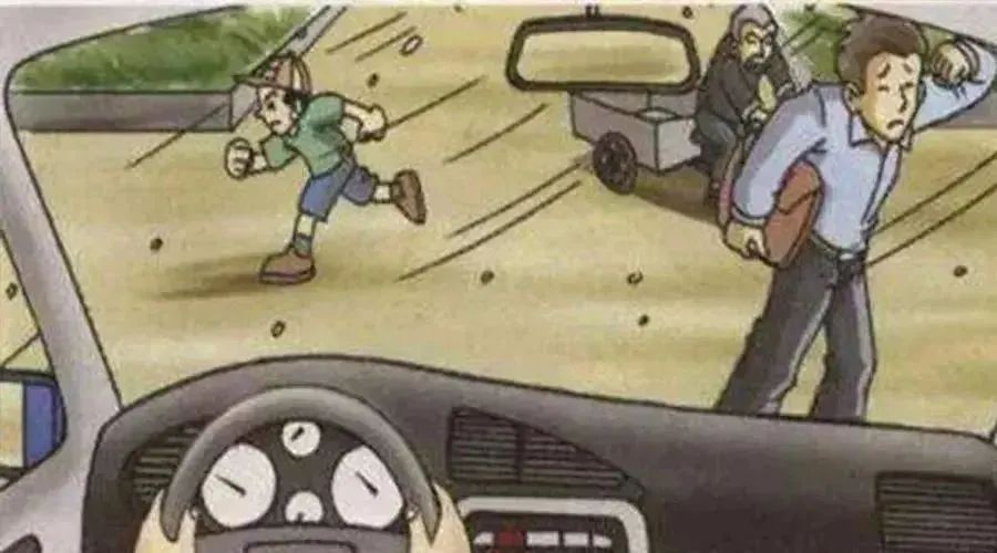 出行提示_緊閉車門防風沙_大風天氣安全駕車