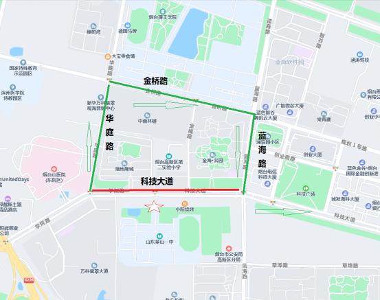 煙臺(tái)高考易堵路段_出行提示_高考期間煙臺(tái)交通繞行