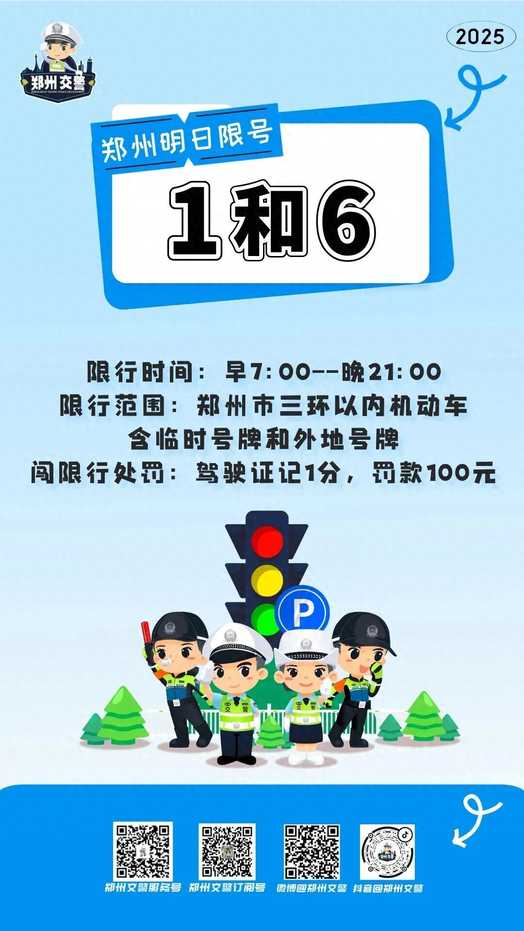 限行_鄭州市限行尾號1和6處罰 2023年11月17日 鄭州寒潮大風降溫天氣
