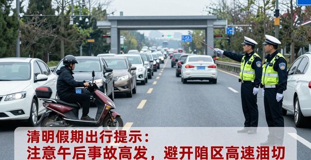 出行提示_2026年清明假期交通安全形勢分析_清明假期出行安全提示