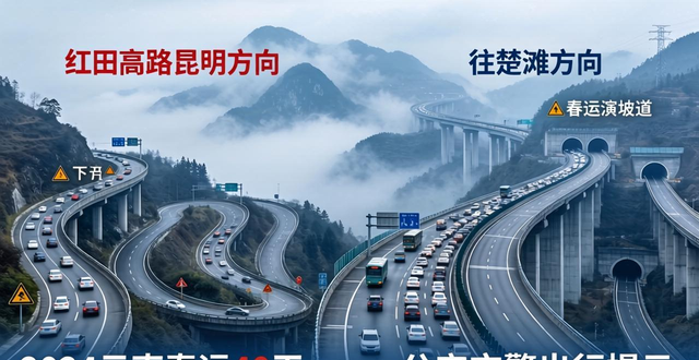 出行提示_云南春運(yùn)高速公路事故多發(fā)路段_2024年春運(yùn)交通流量預(yù)測(cè)