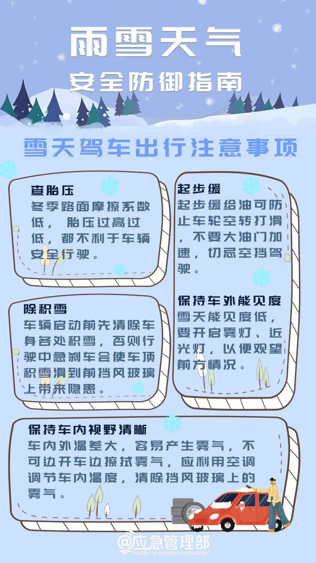 山西雨夾雪路面防滑指南_山西小雪天氣安全出行_出行提示